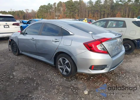2020 Honda Civic Lx из США, поврежденный, VIN 19XFC2F66LE015946